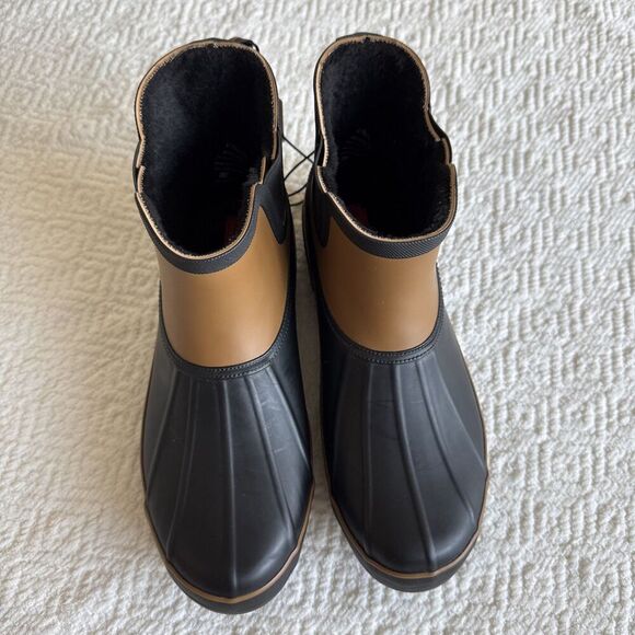 CHOOKA Rain Boots 10Chelsea Duck Outdoor Faux Fur Shoes Waterproof Ankle Booties - Picture 3 of 10